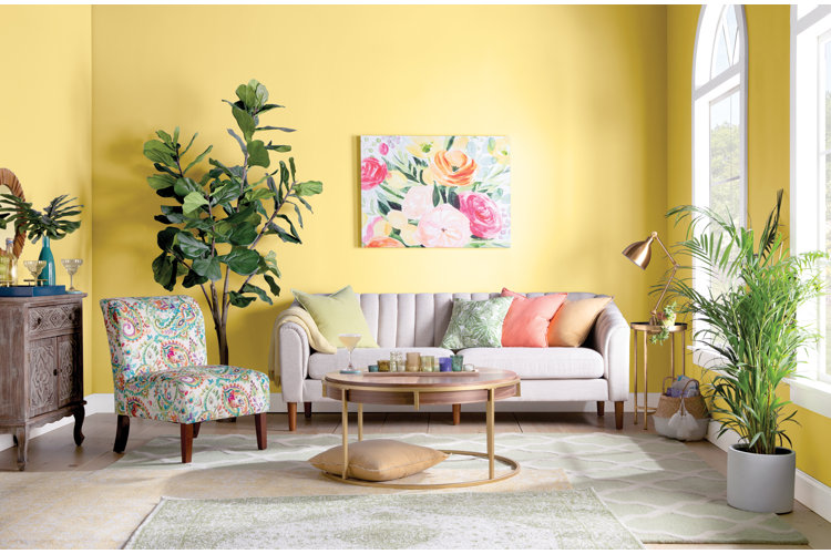 Colorful store living room